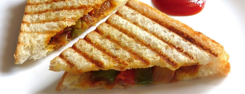 Vegetabe Grilled Sandwich Recipe