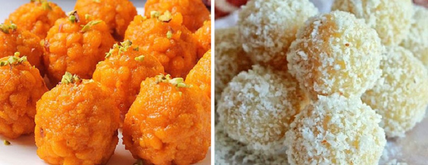 List of different types of ladoo recipes