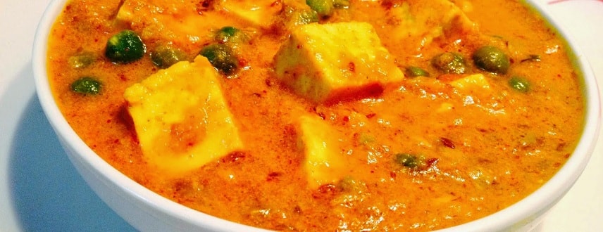 Matar Paneer Recipe - Paneer Matar Masala