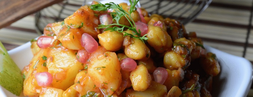 Aloo Chana Chaat Recipe