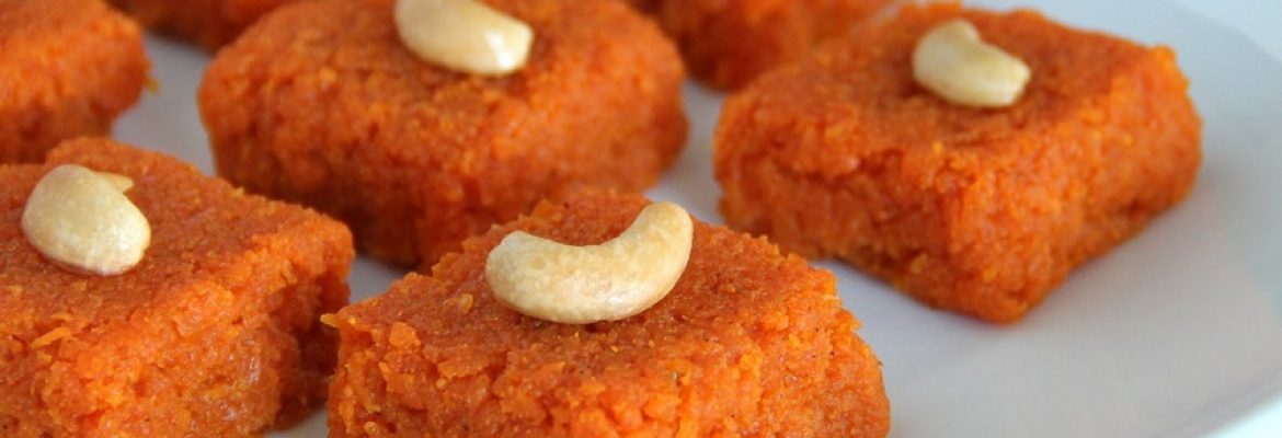 Carrot Burfi Recipe