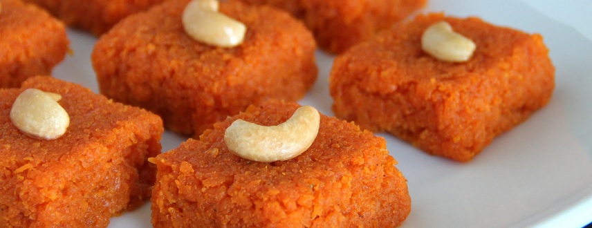 Carrot Burfi Recipe